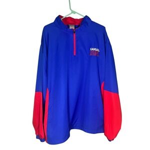 Knights Apparel Men's 1/4 Zip KU Kansas Jayhawks Pullover Windbreaker 2XL 50-52